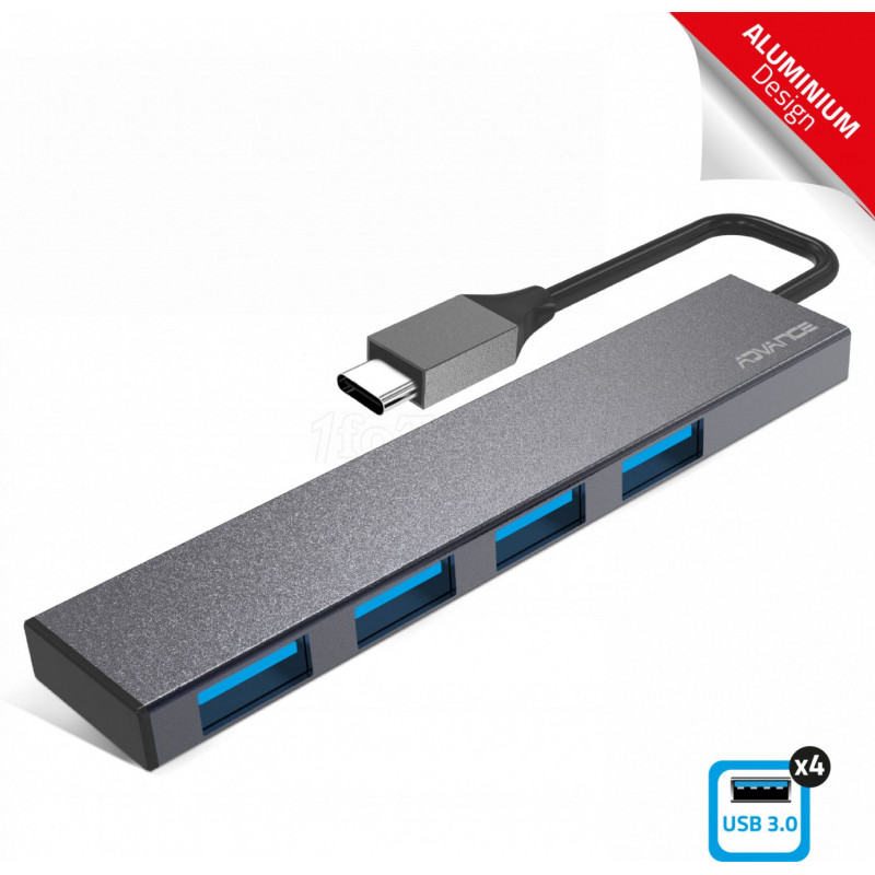 Hub USB 3.0 Type C Advance compatible Xpand Smart - 4 ports Type A