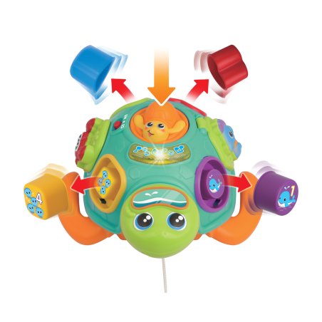 Winfun - Pull Along Sort 'N Learn Turtle (240301-NL)