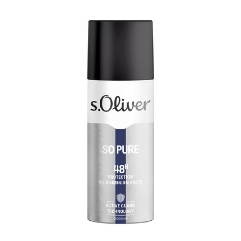 S Oliver So Pure Men 48h Deodorant Spray - 150 Ml