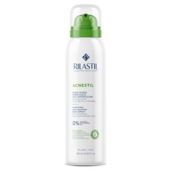 Rilastil Acnestil Body Spray Cleansing and Anti-Imperfections, Sebum Normalizing, Soothing with Niacinamide, Glycolic