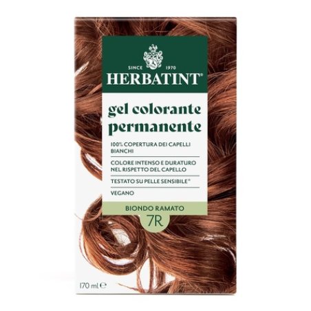 Herbatint Permanent Hair Color Gel 7R Copper Blonde 170ml