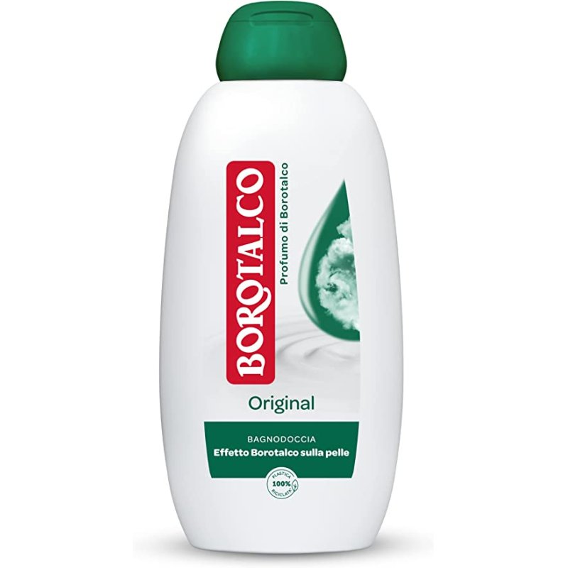 Borotalco Original Bain moussant 600 ml Citron, Farine blanche