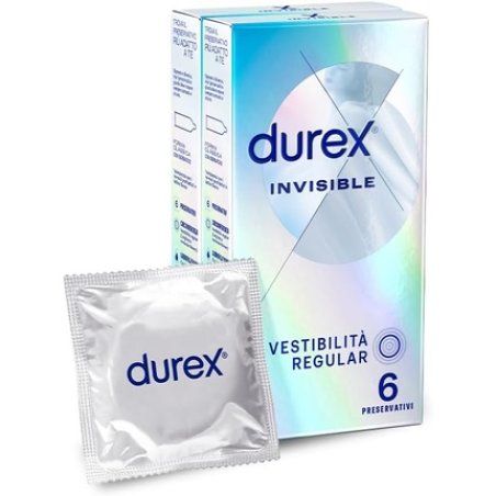 Durex Invisible Extra Lubricated Condoms Pack of 12