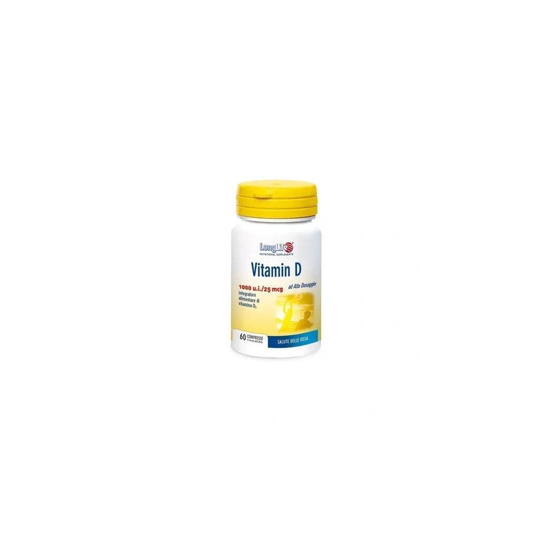 Phoenix Long Life Longlife Vitamin D 1000 Iu Vitamin D3 Supplement 60 Tablets