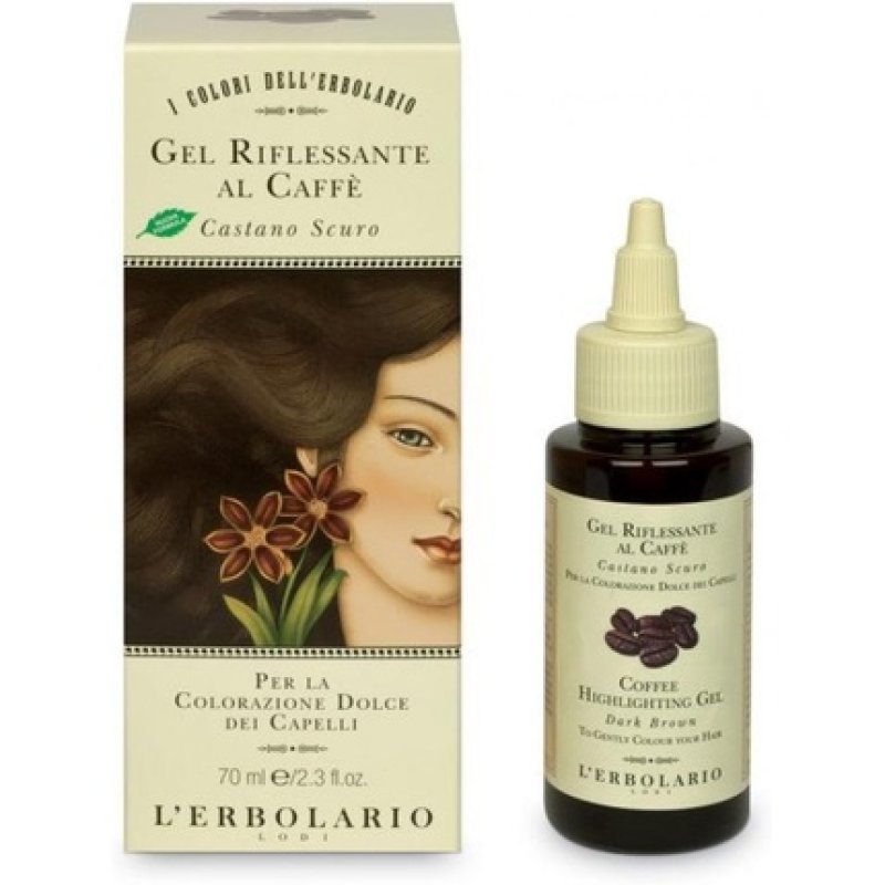 L'Erbolario Hair Colour Gel with Coffee Dark Brown 70ml