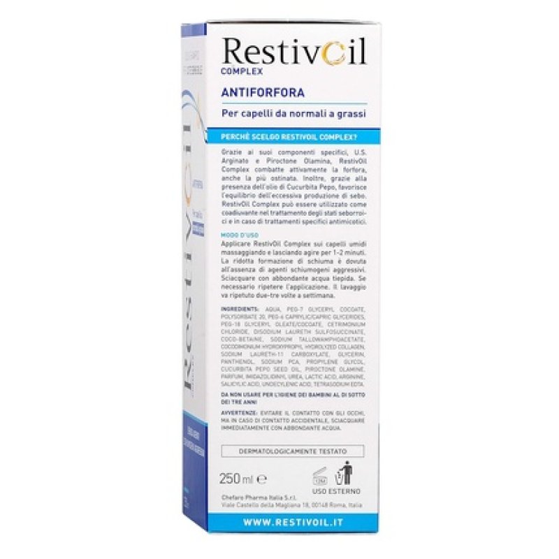 RestivOil Anti-Dandruff Hair Shampoo Complex Oil 250ml