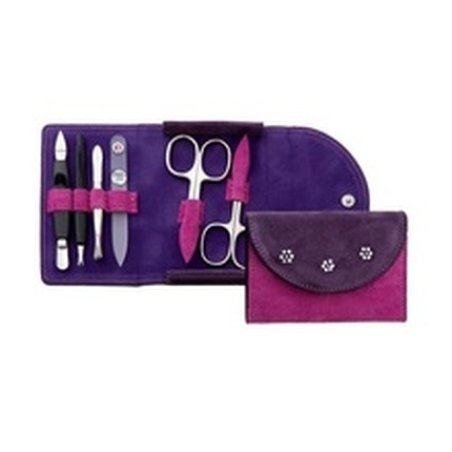 Dukas Premium Line Pl 216fr - Manicure Set With Round Flap, 6 Pieces
