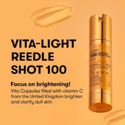 Vt Cosmetics Vita-Light Reedle Shot 100 Serum with Vitamin C Capsules