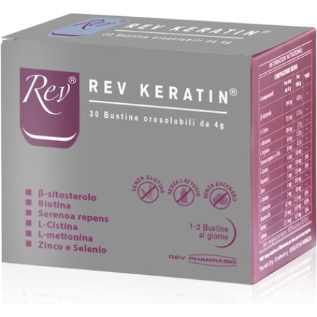 REV PHARMABIO REV KERATIN 30 Capsules