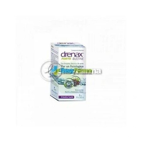 Roeder Drenax Forte Blueberry And Grape Dietary Supplement For Draining And Purifying - 15 Sachets