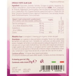 Drenax Fresh Mint Chewing Gum Dietary Supplement