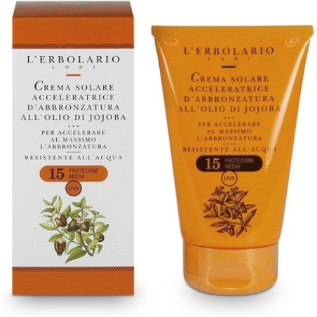 L'Erbolario Tan Accelerating Cream with Jojoba Oil SPF 15