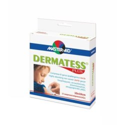 Master-Aid Dermatess Plus Sterile Hypoallergenic Gauze Pad 10x10cm - Pack of 12
