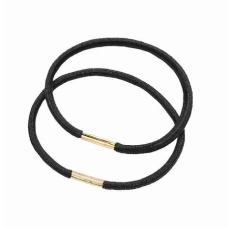 Eurostil Small Black Hair Elastics 1 Unit