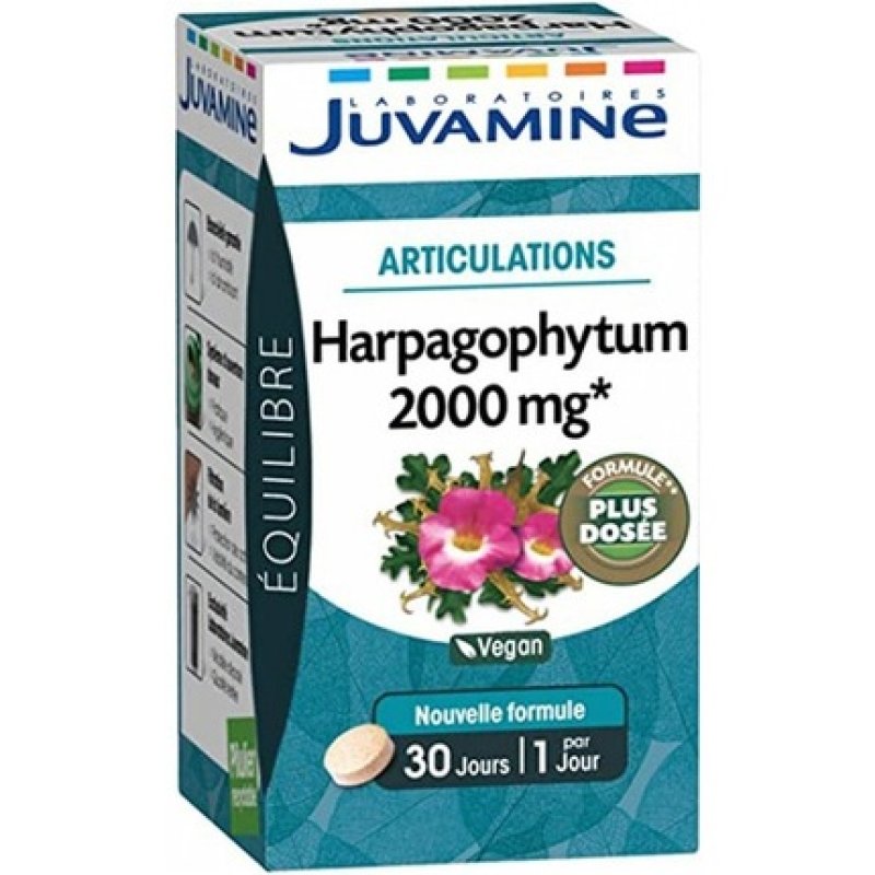 Juvamine Harpagophytum 2000mg Dietary Supplement 30 Tablets