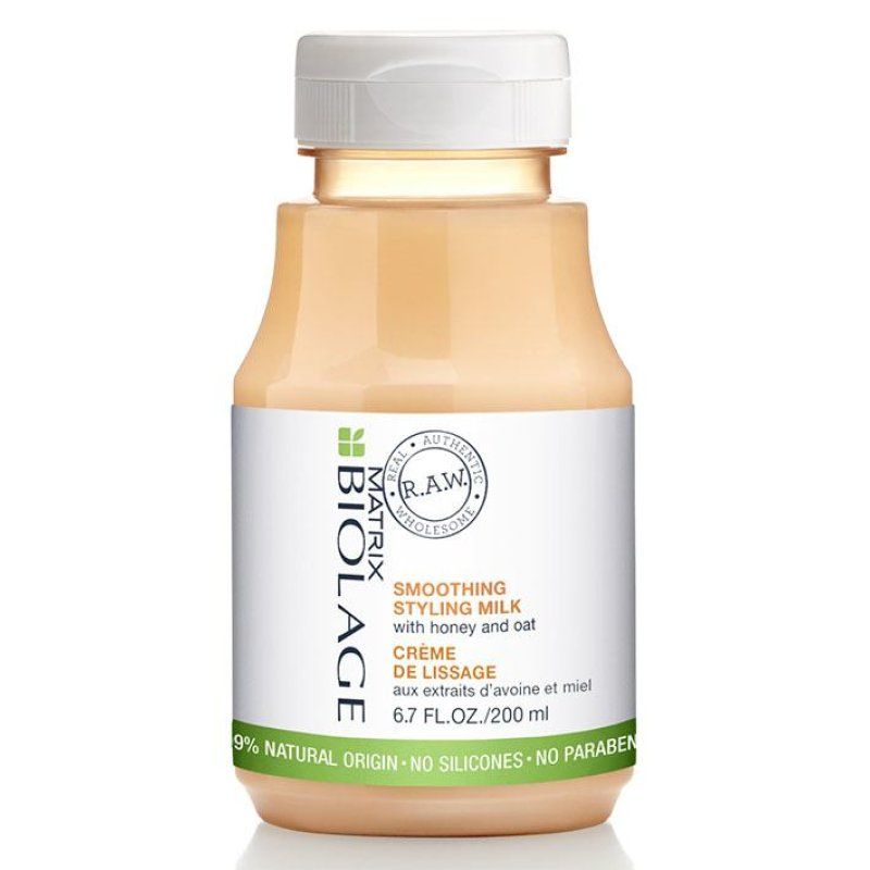 Matrix Biolage R.A.W. Smoothing Styling Milk 200ml Crème pour cheveux