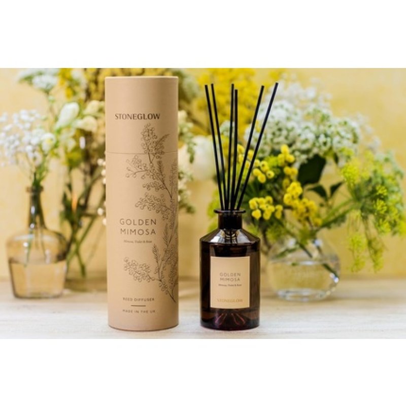 Stoneglow The Walled Garden Collection - Golden Mimosa, Mimosa, Violet, Rose