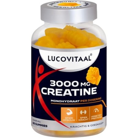 Lucovitaal Creatine 3000mg Gummies 60 Pieces