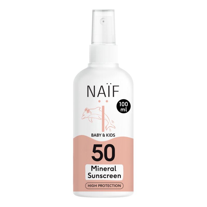 NAÏF 5000.2818.1 écran solaire et produit après soleil Spray de protection solaire Corps 50 Enfants