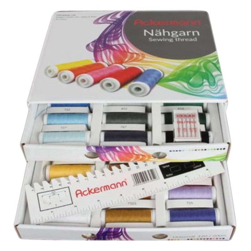 ACKERMANN Nähgarnbox weiß