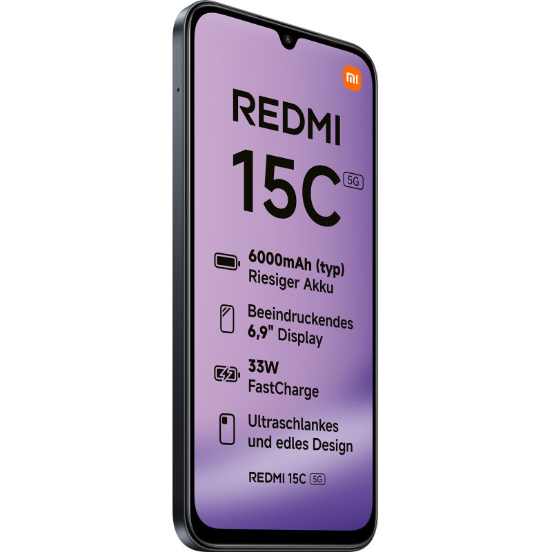 Xiaomi Redmi 15C 5G 128-4-5G Midnight Black