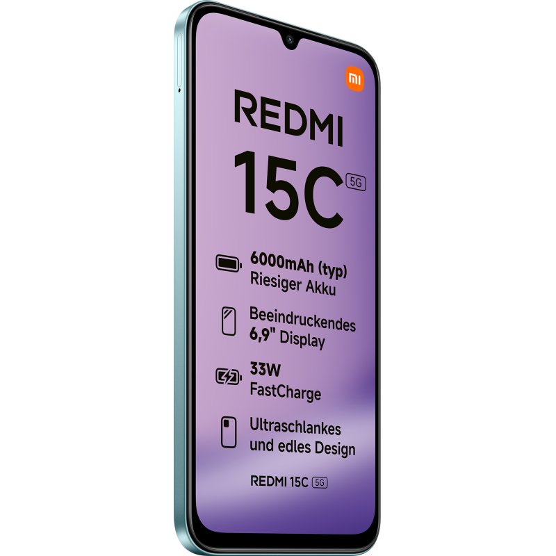 Xiaomi Redmi 15C 17.5 cm (6.9") 5G USB Type-C 4 GB 128 GB 6000 mAh Green