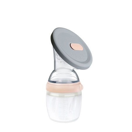 Haakaa - Gen. 3 Silicone Breast Pump & Cap Set - Peach - 160 ml