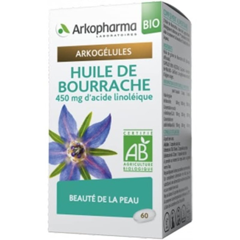 ARKOGÉLULES® Huile de Bourrache - 60 caps.