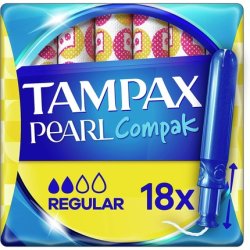 Tampax Pearl Regular Tampons with Applicator