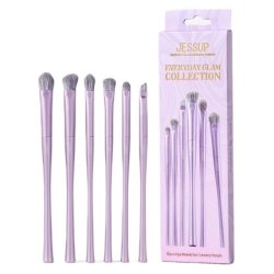 Jessup Luxury Purple Eye Brush Set T516 6 Pieces
