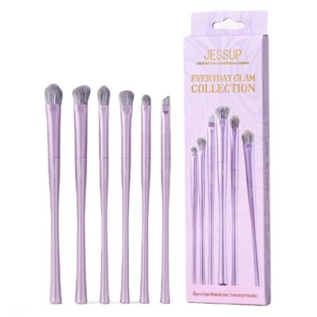 Jessup Luxury Purple Eye Brush Set T516 6 Pieces