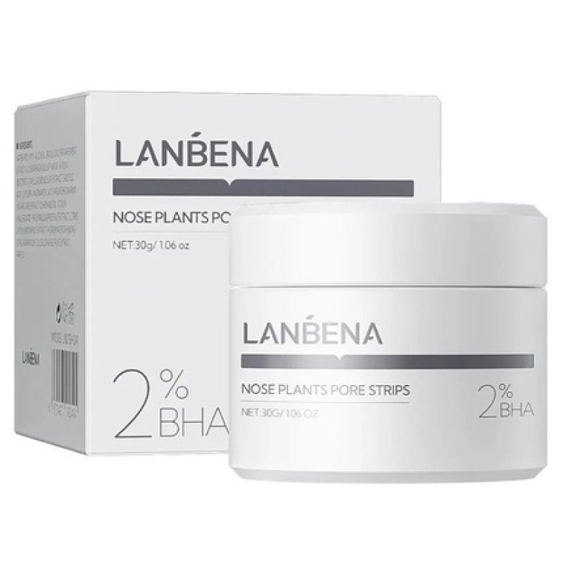 Lanbena Nose Plants 20 Cleansing Patches For Nose 2 Bha 30g