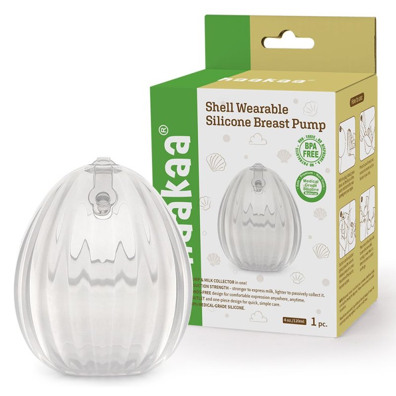 Haakaa - Shell Wearable Silicone Breast Pump - 120 ml