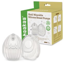 Haakaa - Shell Wearable Silicone Breast Pumps - 120 ml - 2 pcs