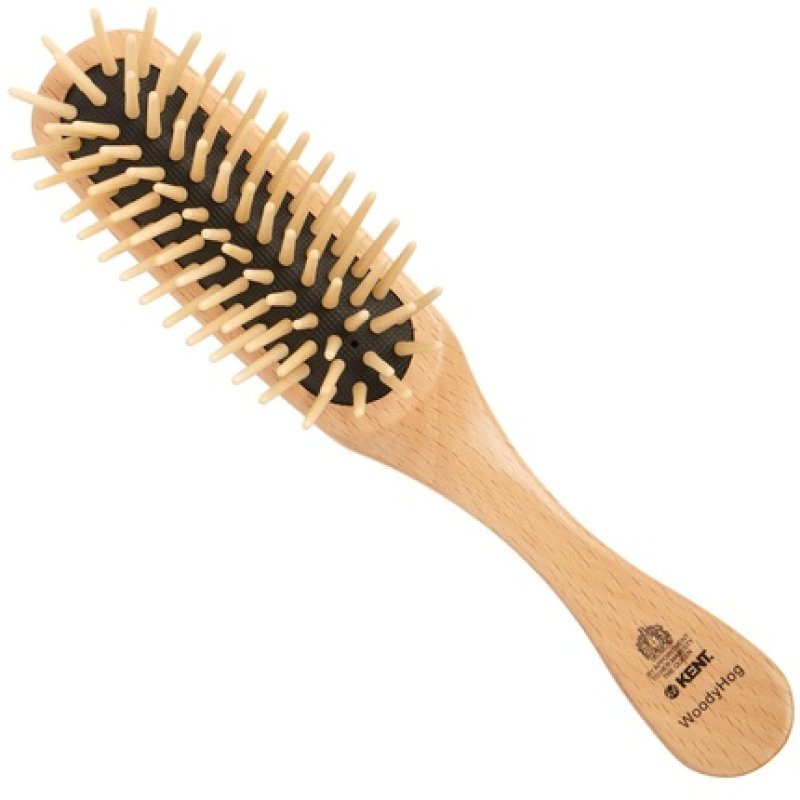 Kent Woody Hog Hair Brush