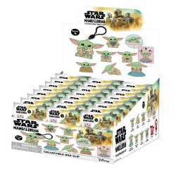 Star Wars - Assortiment en blind box de figurines de sac de collection Le Mandalorien en mousse (Série 4) (24 pcs)