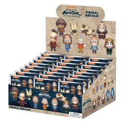 Nickelodeon - Assortiment en blind box de figurines de sac de collection Avatar, le dernier maître de l'air en mousse