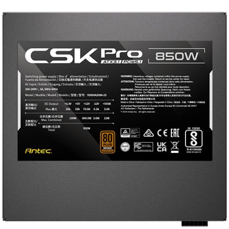 Antec SIGNATURE CSK850 PRO ATX3.1 unité d'alimentation d'énergie 850 W 20 4 pin ATX ATX