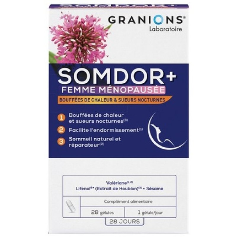 Granions Somdor Women in Menopause Dietary Supplement 28 Capsules