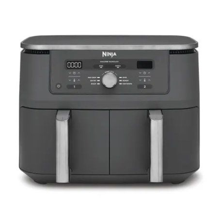 Ninja DZ400EU fryer Double 9.5 L Stand-alone 2470 W Hot air fryer Grey