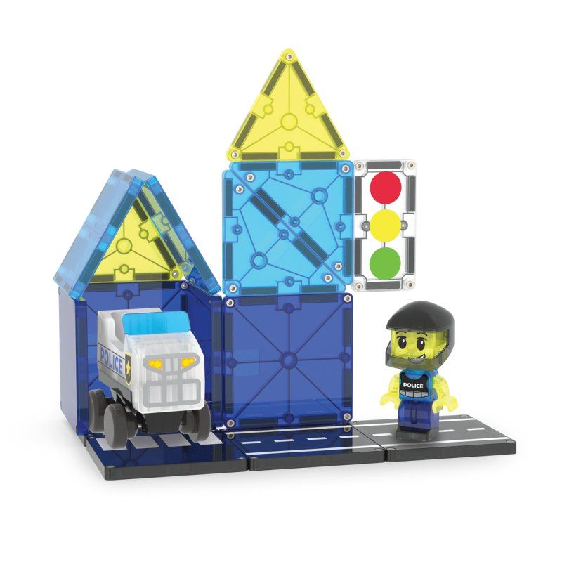 Magna-Tiles Police Patrol