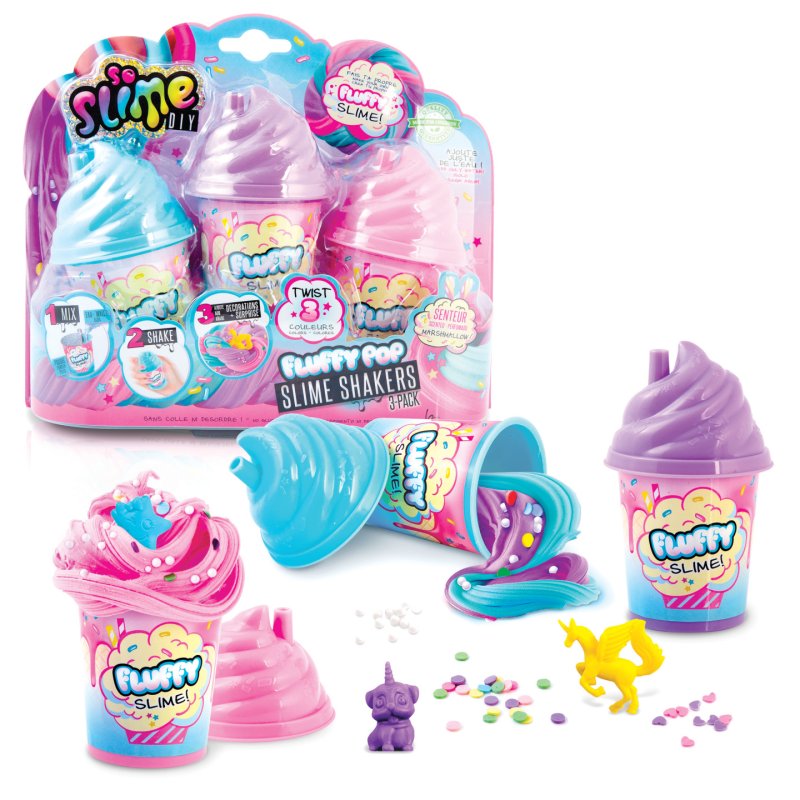 Canal Toys Slime Shaker Fluffy - 3 Packs