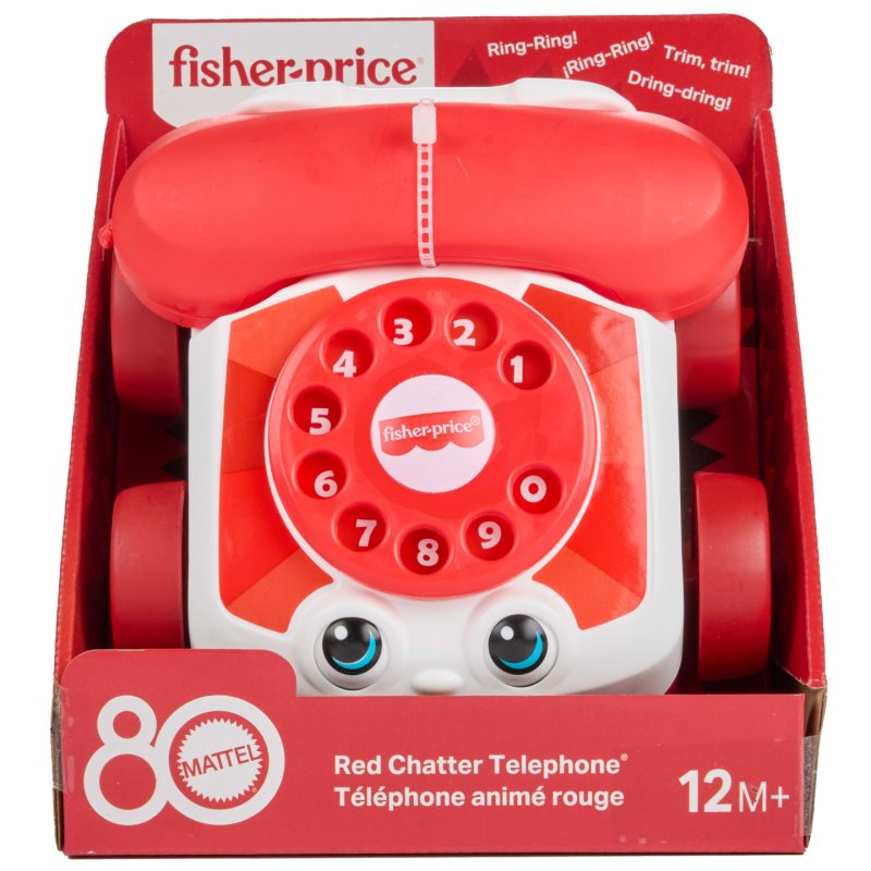 Fisher-Price – Téléphone animé rouge