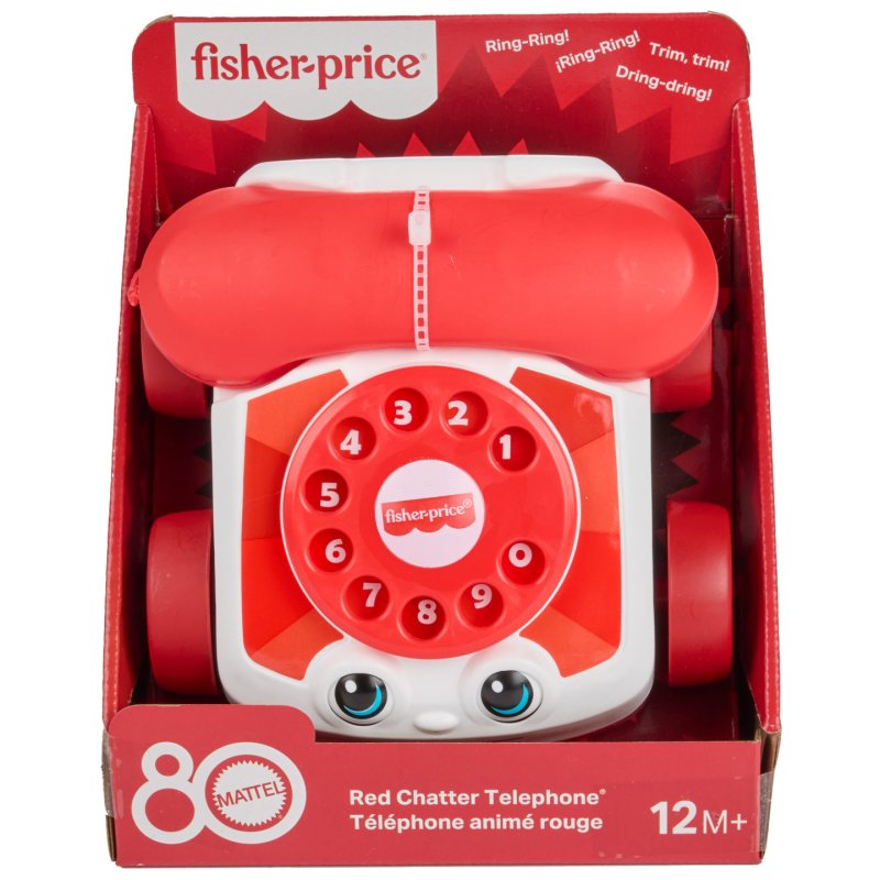 Fisher-Price – Téléphone animé rouge