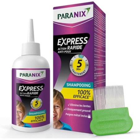 Paranix Express 5 Minutes 100% Effective Anti-Lice and Nits Shampoo