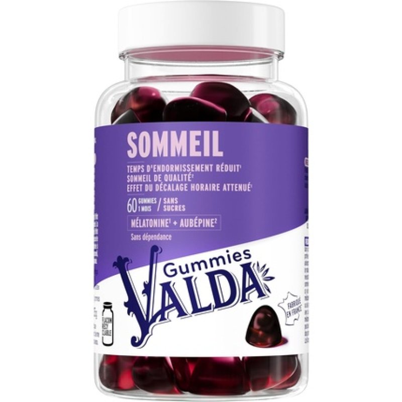 Valda Gummies Sleep Food Supplement Based on Plant Extracts