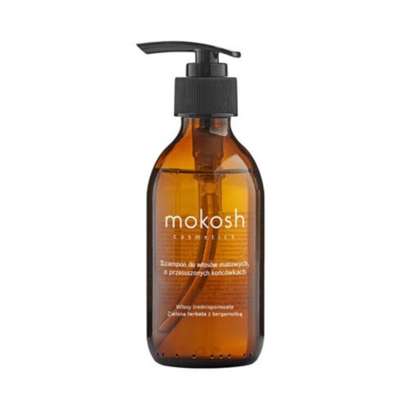 Mokosh Shampoo for Medium Porosity Hair with Green Tea and Bergamot 200ml