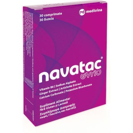 Meditrina Navatac Gyno - 30 Tablets For Nausea And Gastroesophageal Reflux