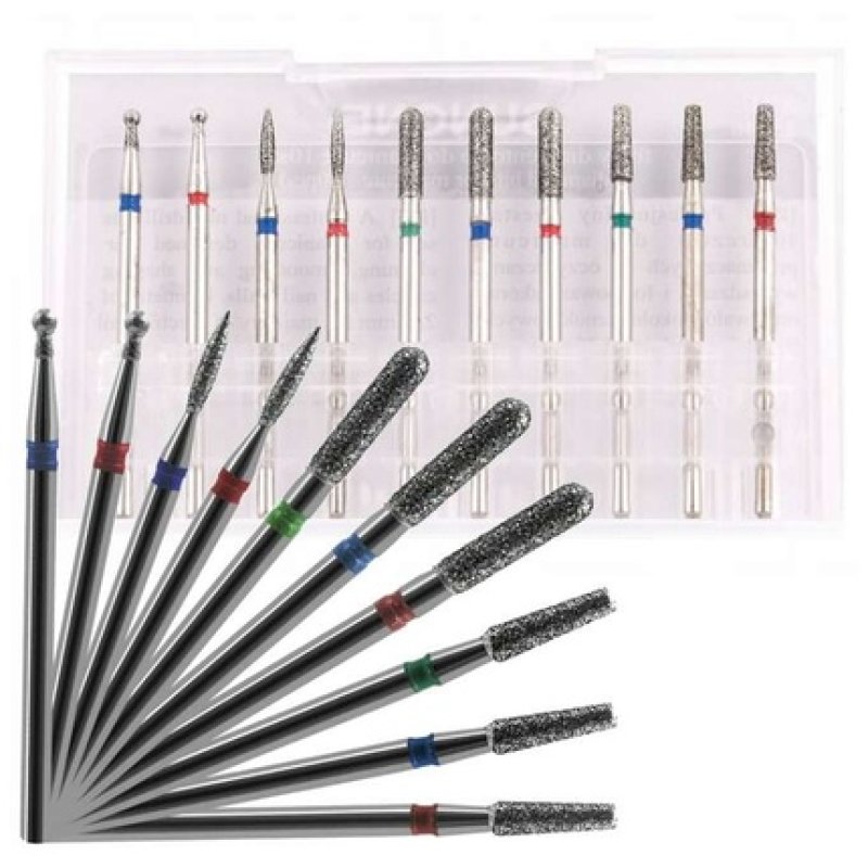 Sunone Diamond Nail Cutter Set 10 Pieces