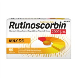 Rutinoscorbin Max D3 60 Tablets Vitamin D Supplement